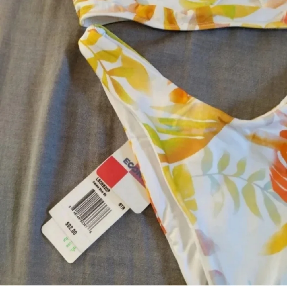 L*Space Flora Top Summer Tropics Cabana Bottoms Tropical Print Bikini Set